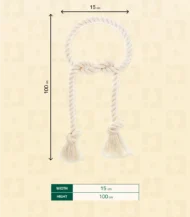 Curtain Tiebacks-SIZE-IBT15100OSMCT000125