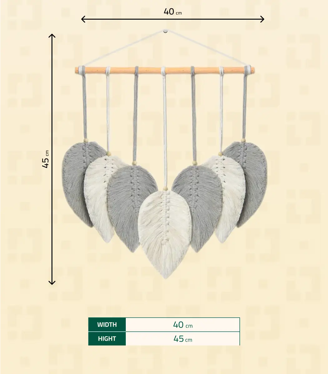 Leaves Wall Hanging-SIZE-IBT4045GSMMW000006