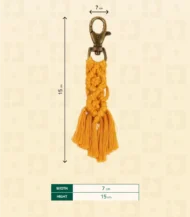 Mini Macrame Keychains-SIZE-IBT715MSMMK000145