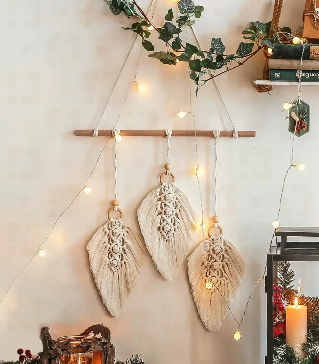 Macrame Wall Hanging Leaves-01-IBT3535WSMMW000040