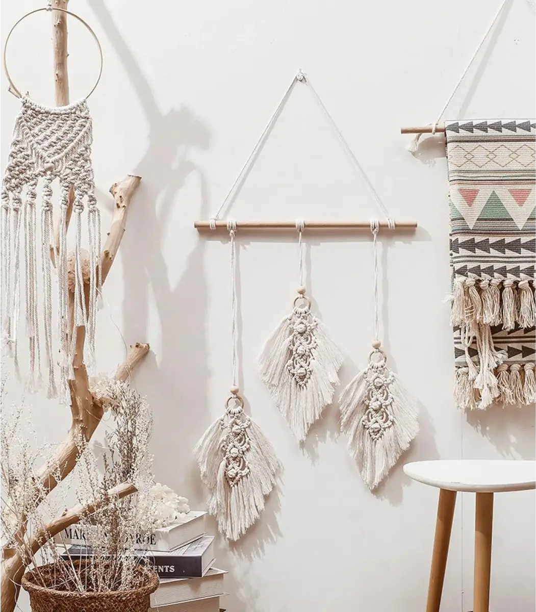 Macrame Wall Hanging Leaves-02-IBT3535WSMMW000040