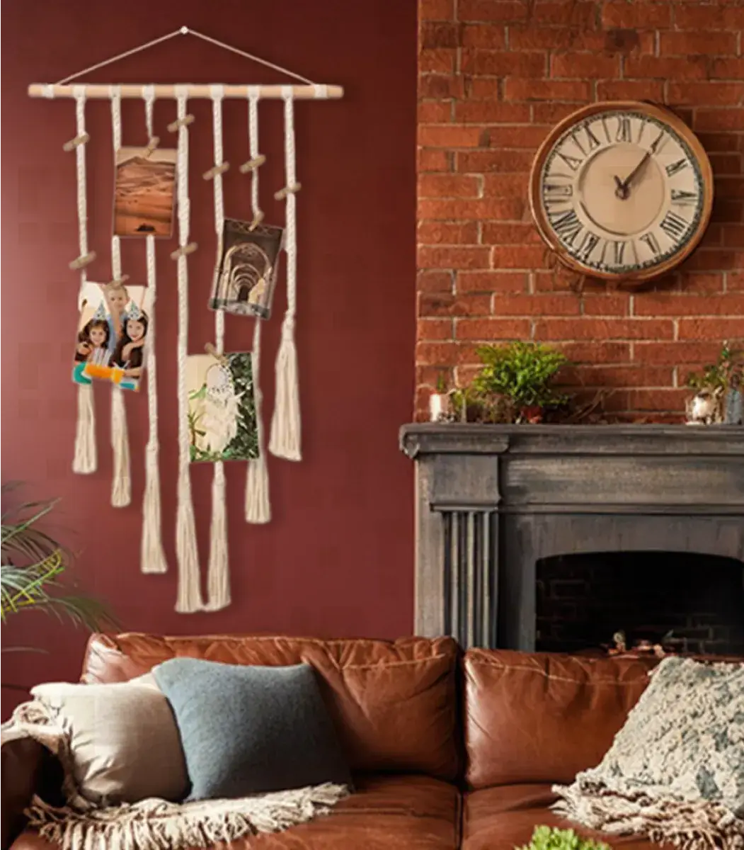 Macrame Photo Display -New Defult-IBT4070BSMMP000155