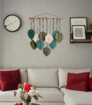 Macrame wall hanging Leaves