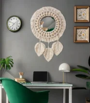 Macrame mirror