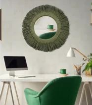 Macrame mirror