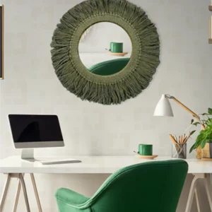 Macrame mirror
