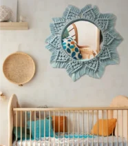 Macrame mirror