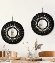 Macrame mirror