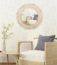 Macrame mirror