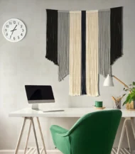 Macrame Window curtains -New Defult-IBT8989MSMMW000023