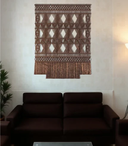ديكورات حائط مكرمية