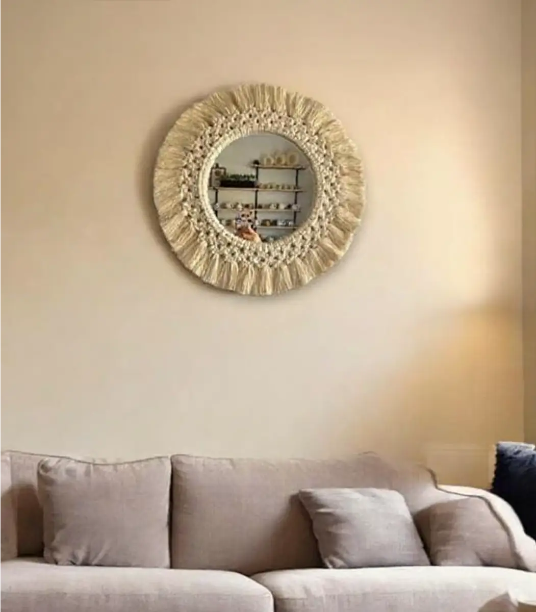 Macrame Mirror -1- IBT3045OLMMM000009