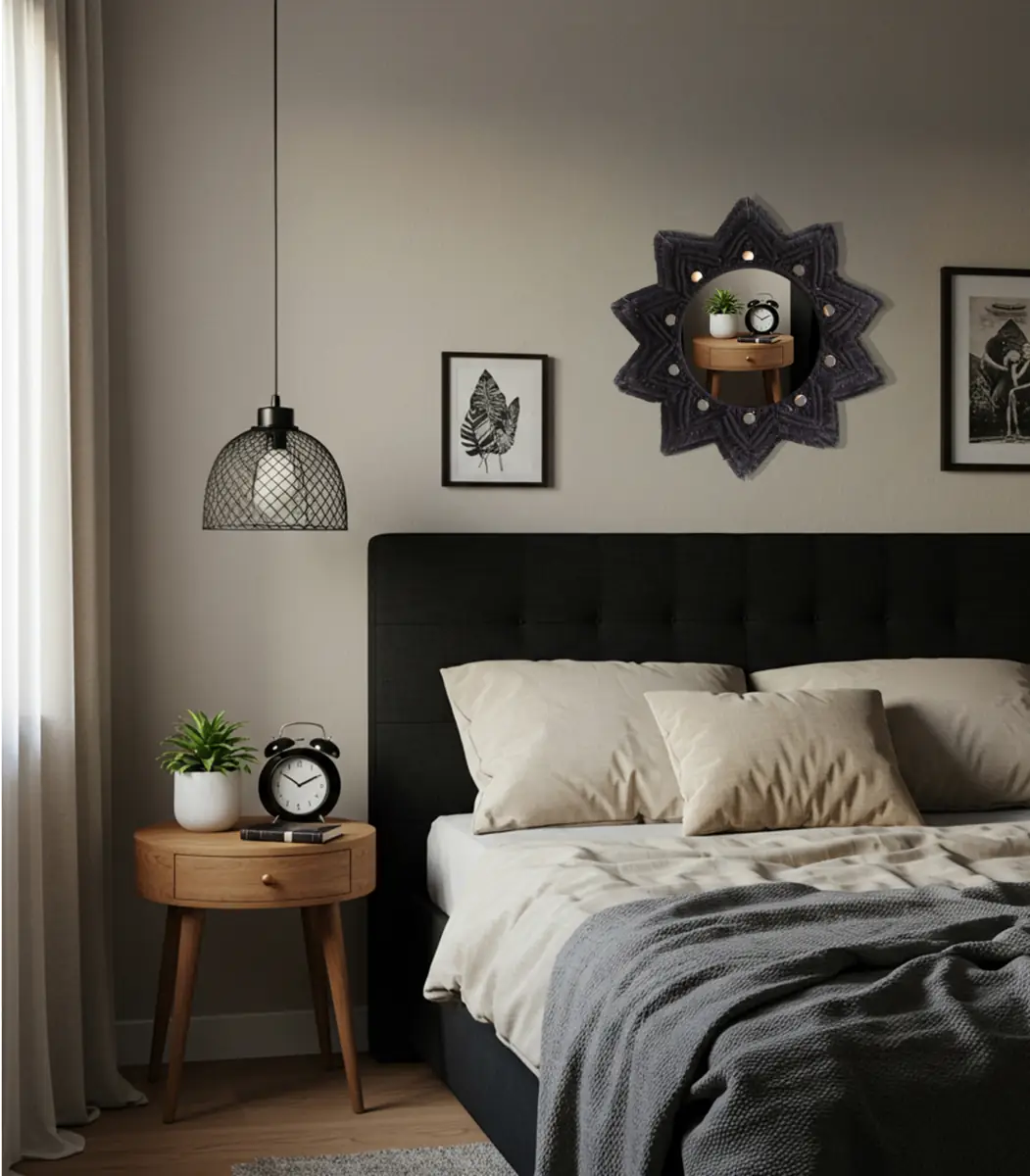 Macrame Mirror -2- IBT3045BLMMM000018