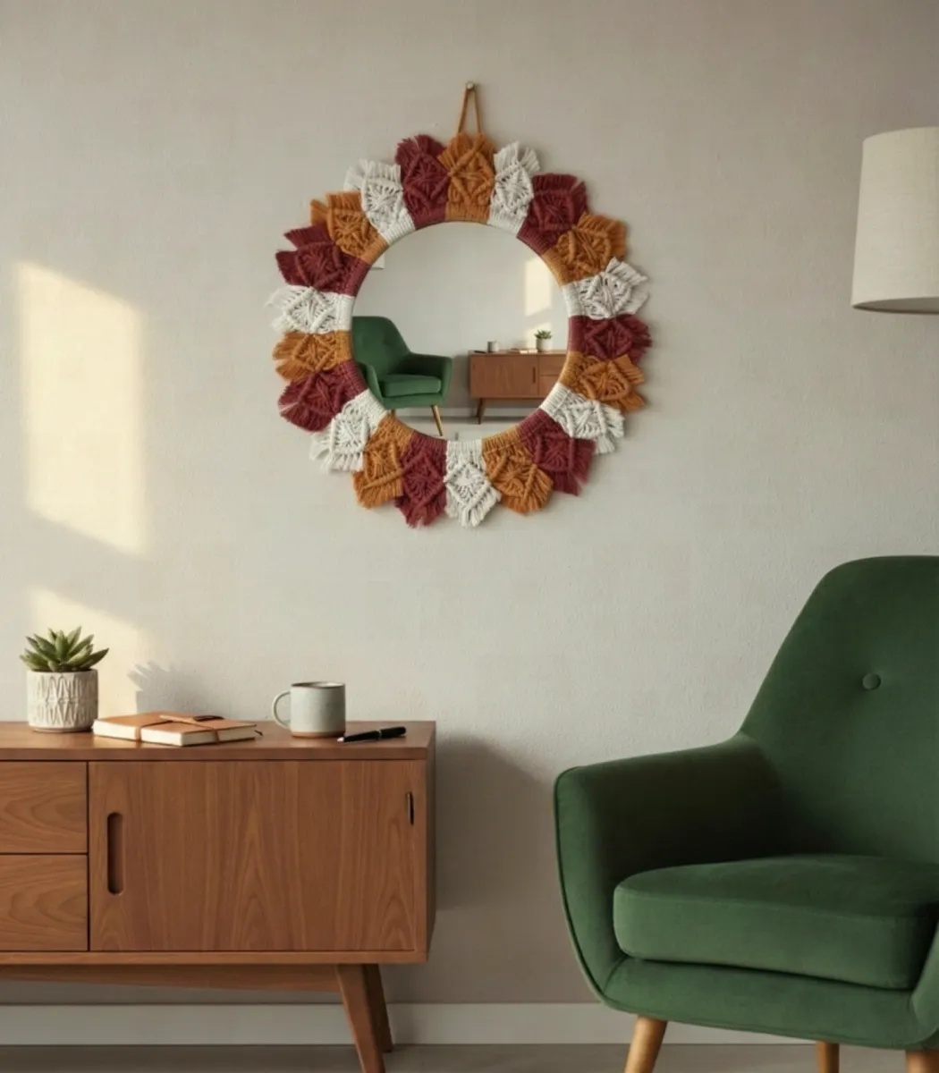 Macrame Mirror