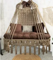Multi Metal Macrame Swing