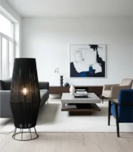 Boho Makrami Floor Lamp-02-IBTFl_Bo_Ma_001N