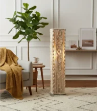 Boho Makrami Floor Lamp-02-IBTFl_Bo_Ma_007N