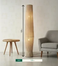 Boho Makrami Floor Lamp-03-IBTFl_Bo_Ma_008N