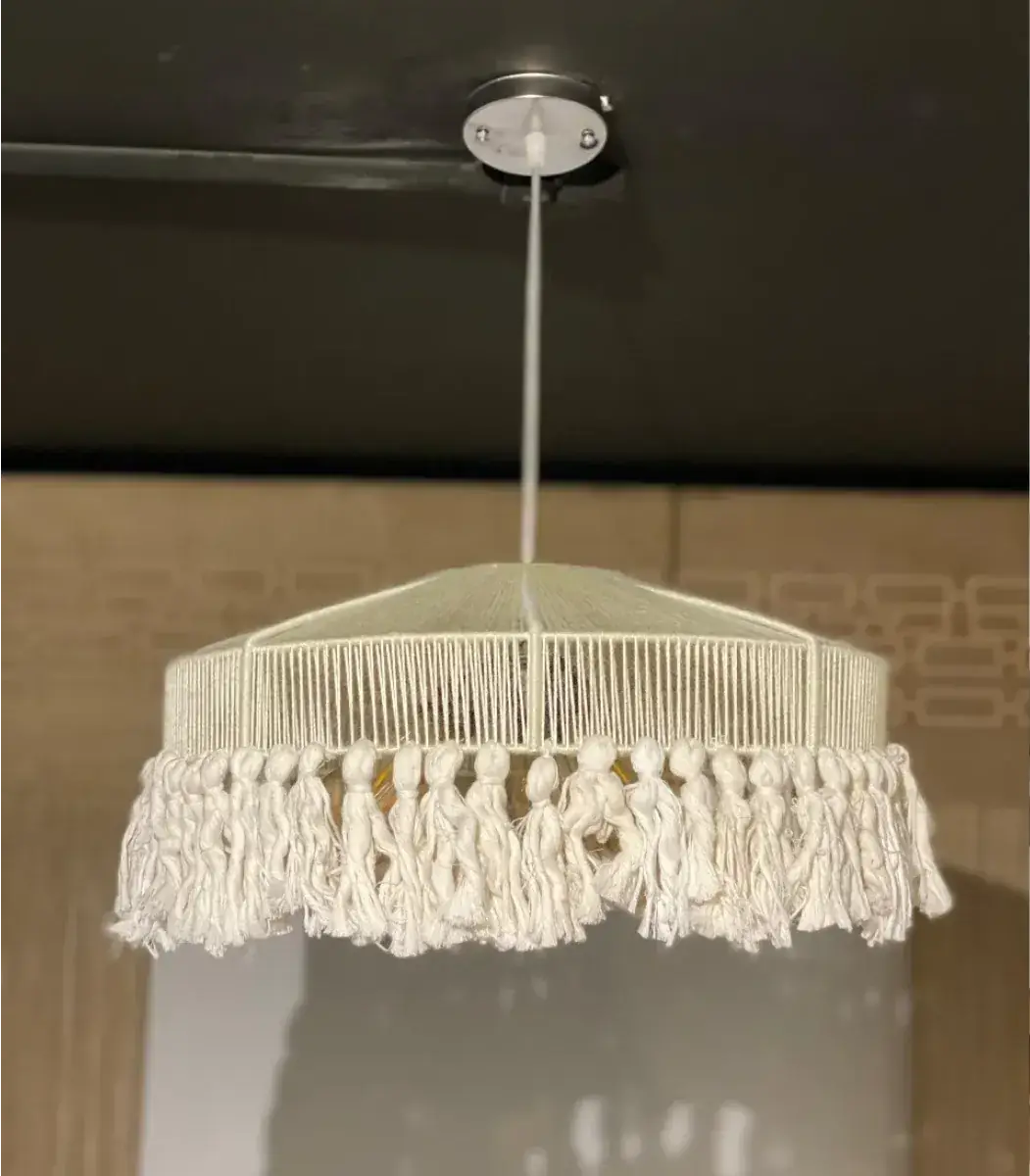 Macrame Ceiling Lamp