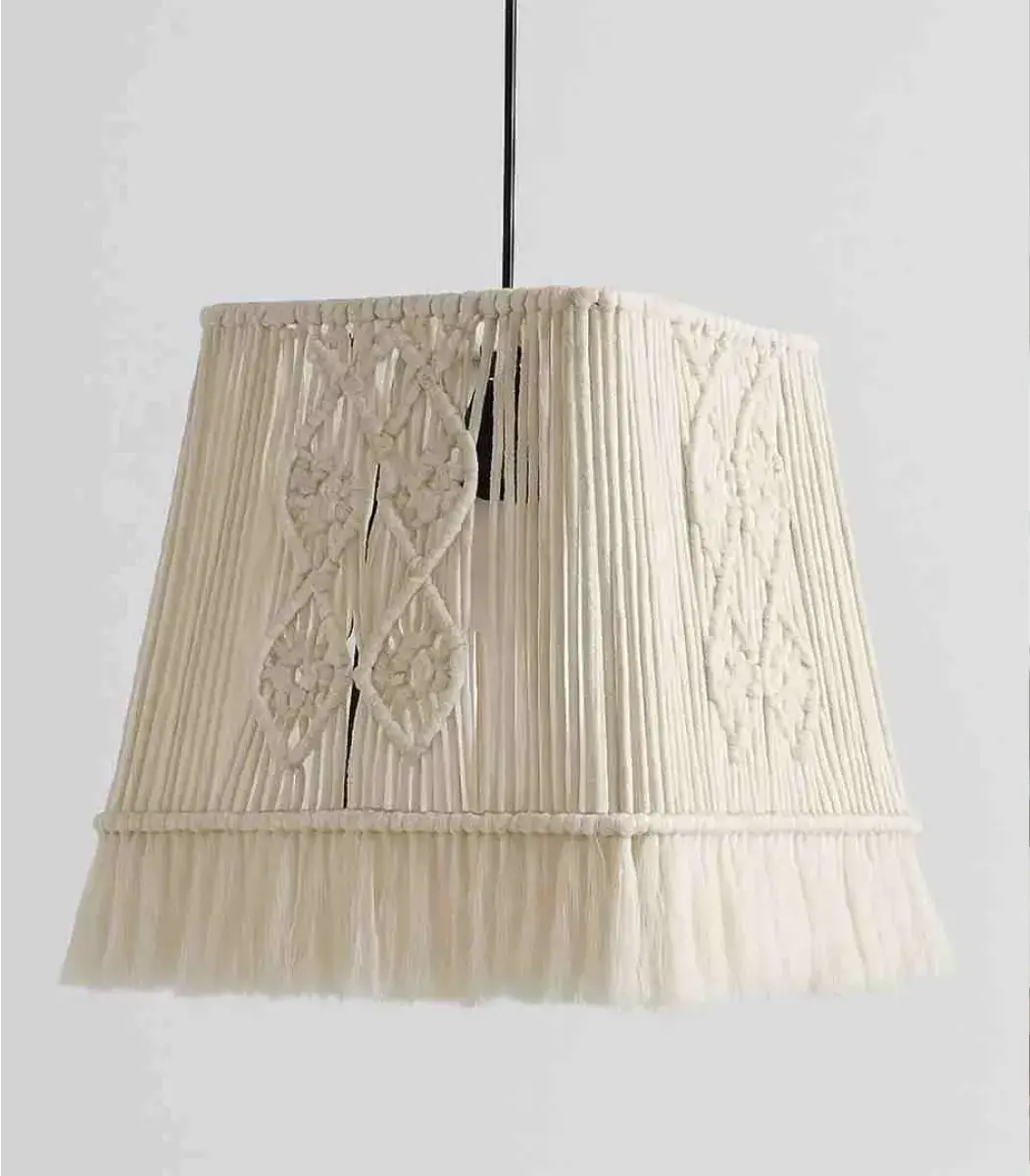 Macrame Ceiling Lamp