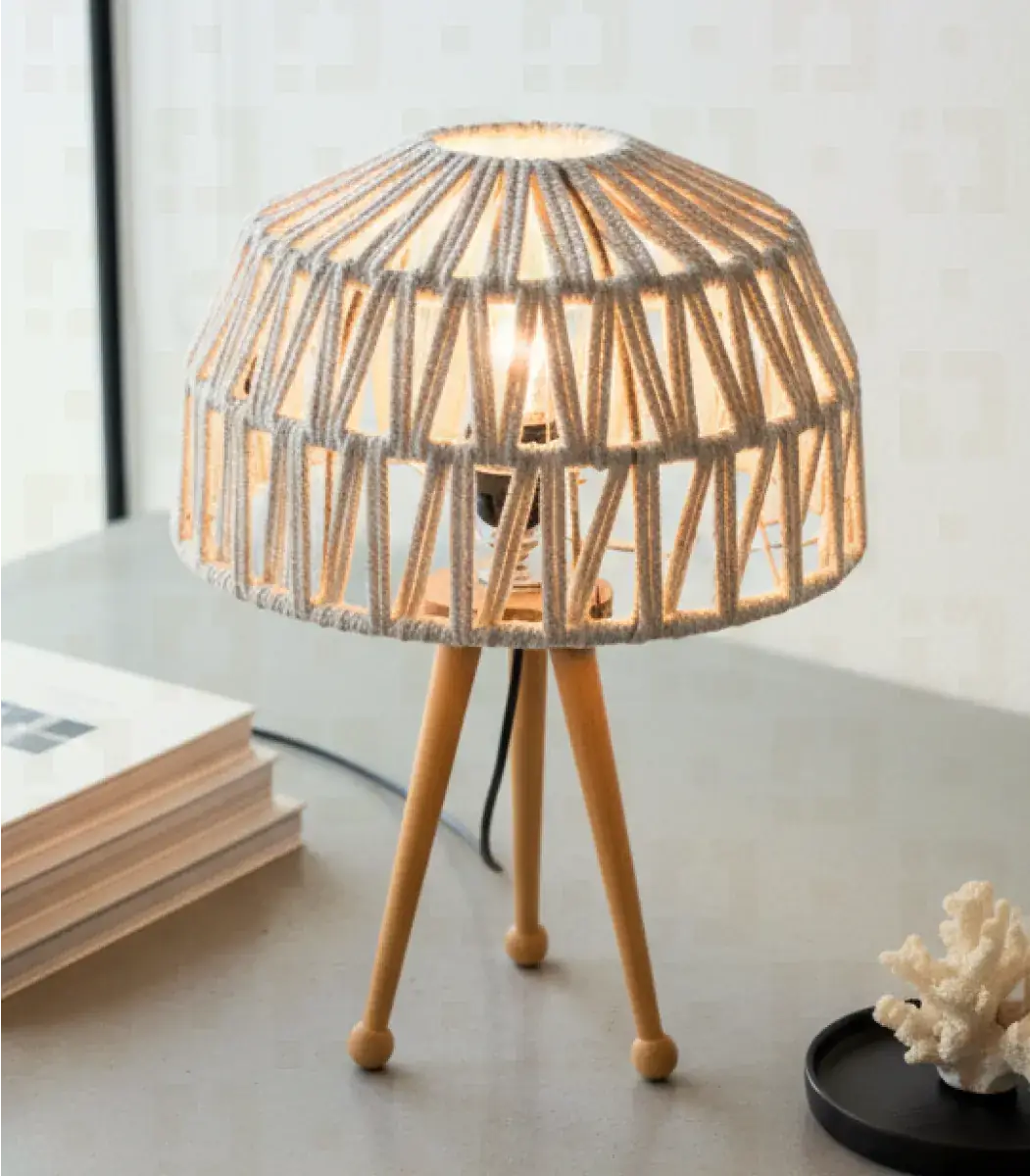 Boho table lamp