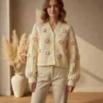 Crochet Flower Jacket