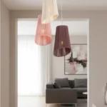 ماكراميه بثلاثة مصابيح