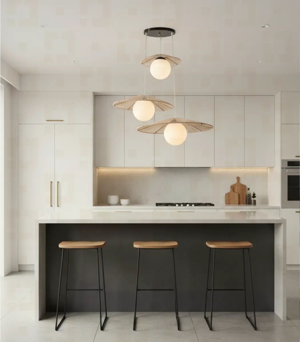 Macrame 3 Lights Multicolored Pendant can28-02-IBTCe_Bo_Ma_022N