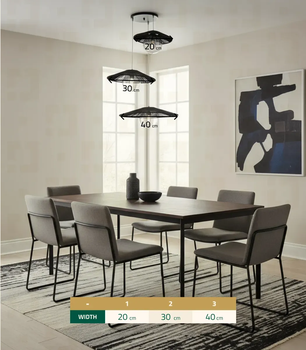 Macrame 3 Lights Multicolored Pendant can29-03-IBTCe_Bo_Ma_023N