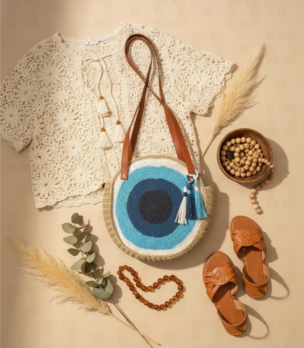 Macrame Bag-03-IBT303015MVAM000010