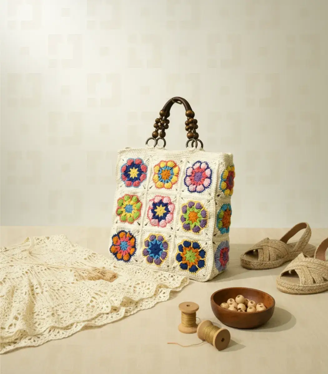 Macrame Bag-03-IBT404020MVAM000016
