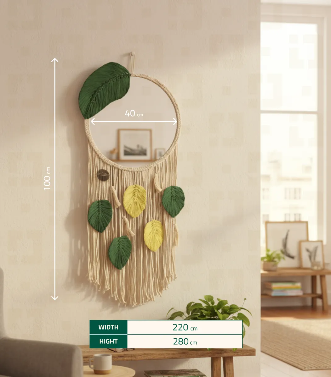 Macrame mirror-3-IBTKSC40100MSMMM000017