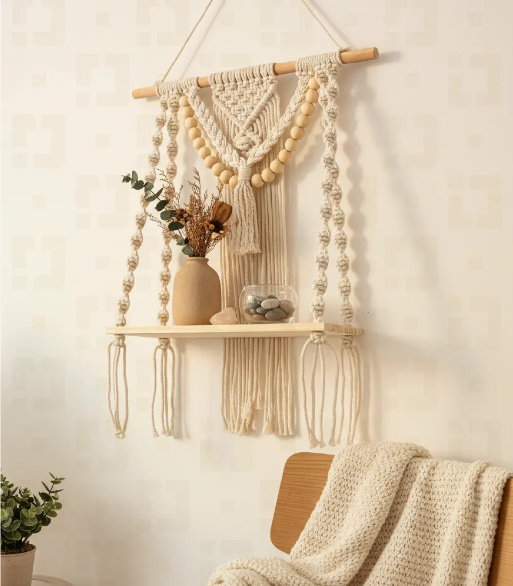 Macrame Shelf