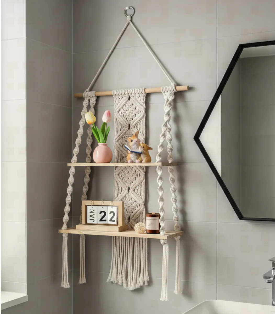 macrame shelf from 2 leveles-02-IBT7040OHSMS000024
