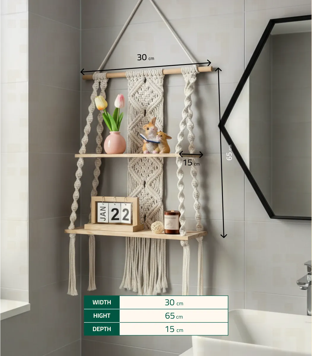 macrame shelf from 2 leveles-03-IBT7040OHSMS000024