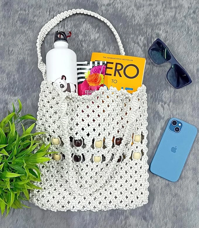 شنطة مكرمية