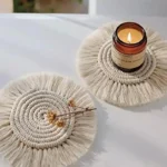 Circle Macrame Coaster