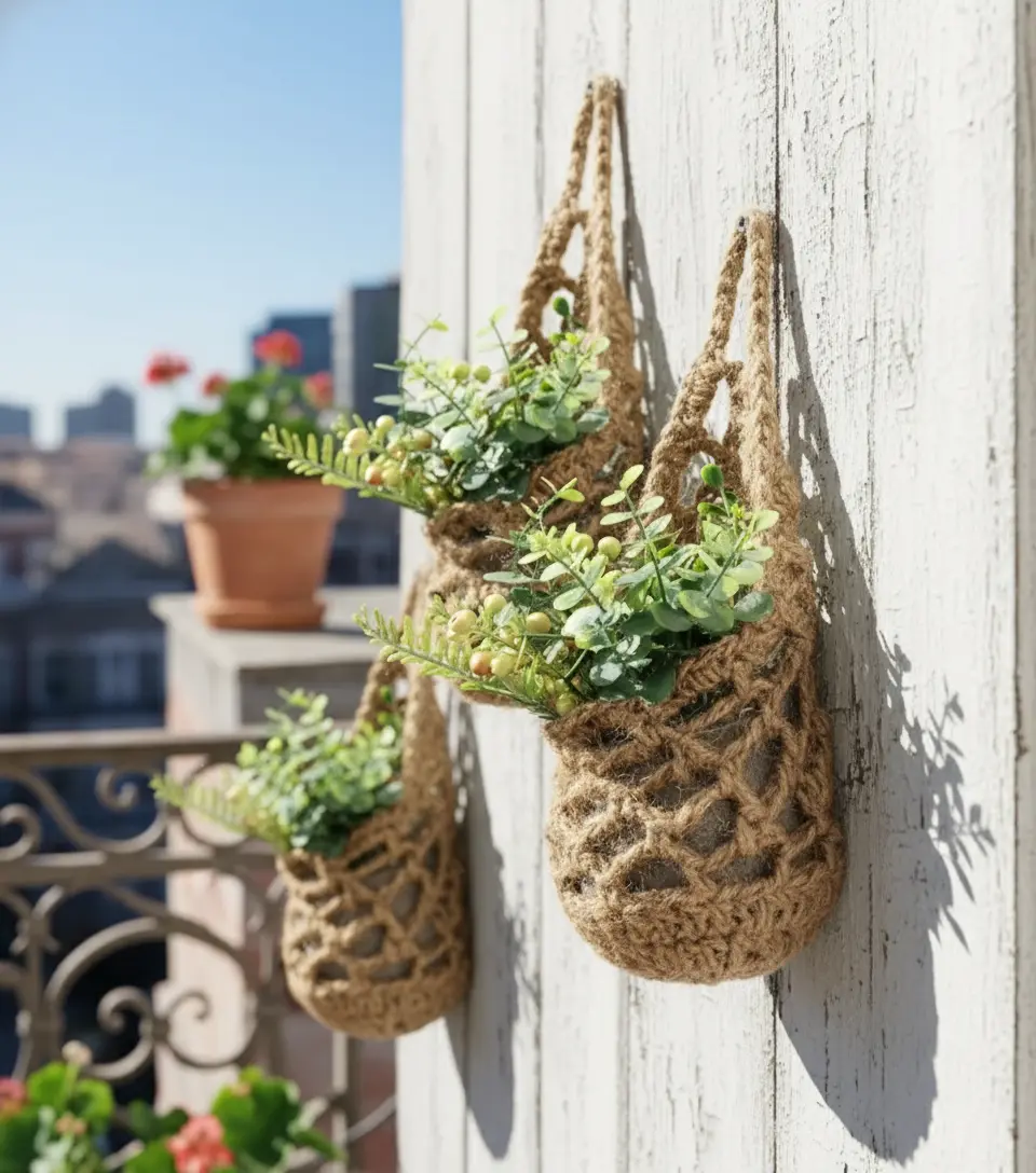 ٣ قطع معلقة نباتات