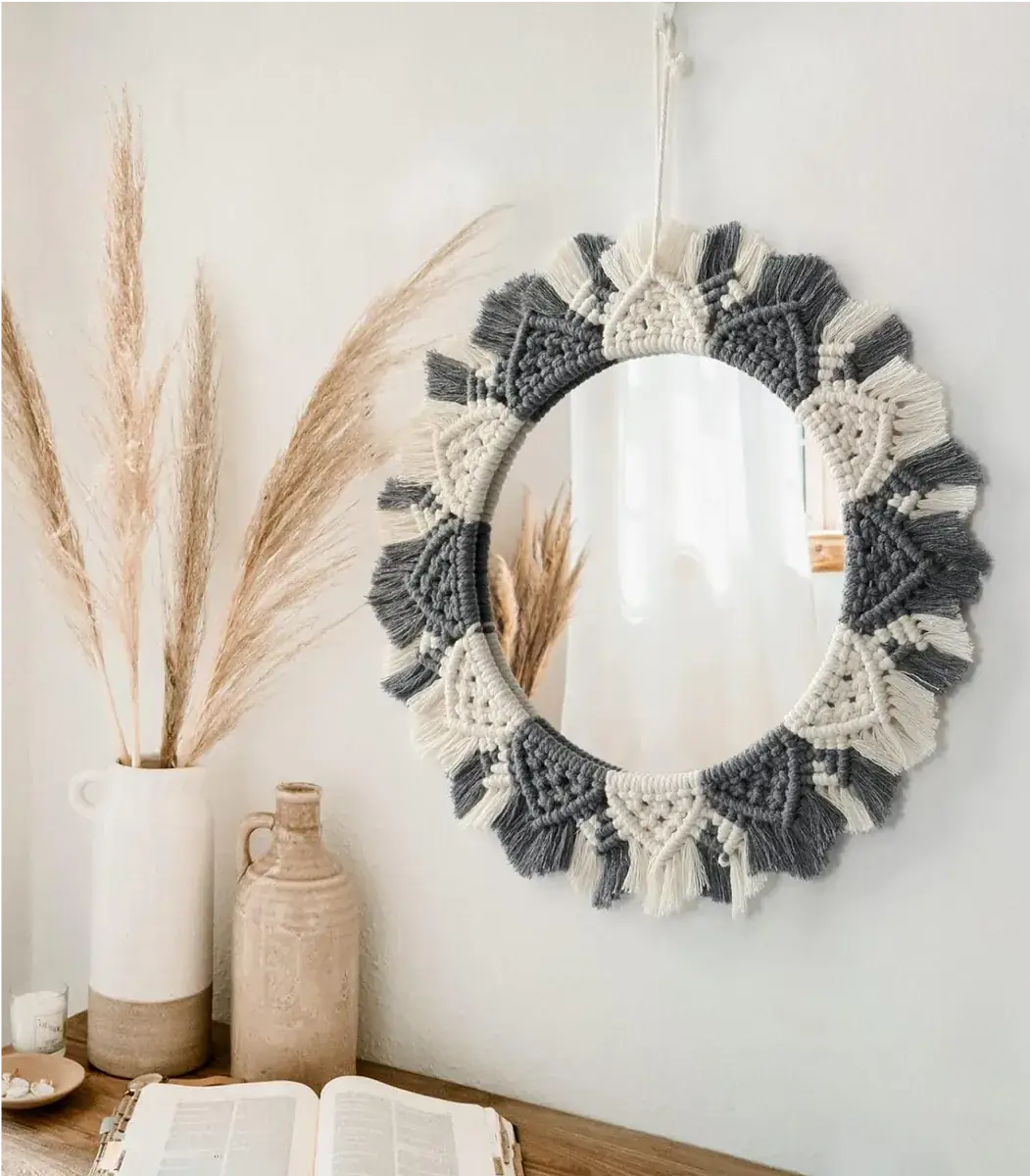 Macrame Mirror