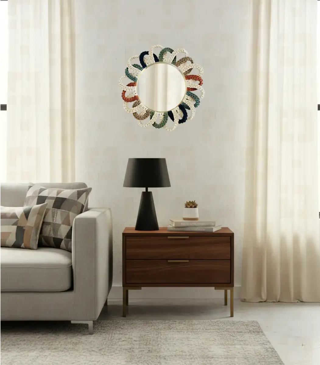 Macrame Mirror