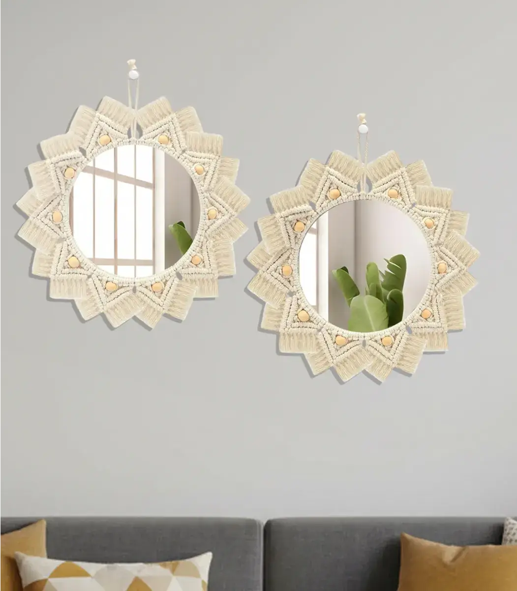 Macrame Mirror