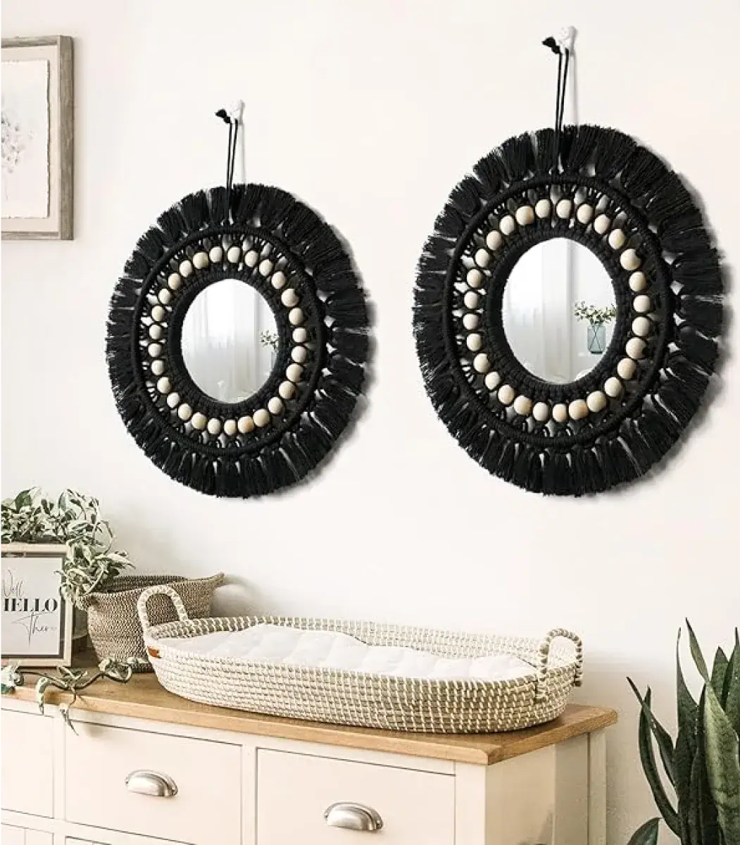 Macrame Mirror 2PCS