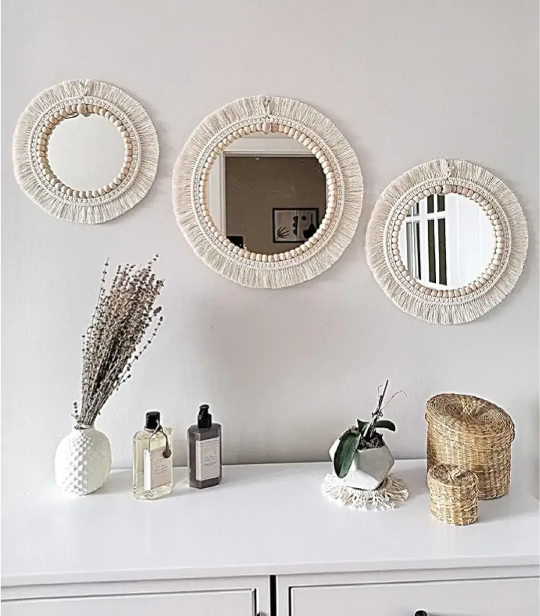 Macrame Mirror 3PCS