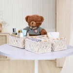 3 Pcs Macrame Storage Box