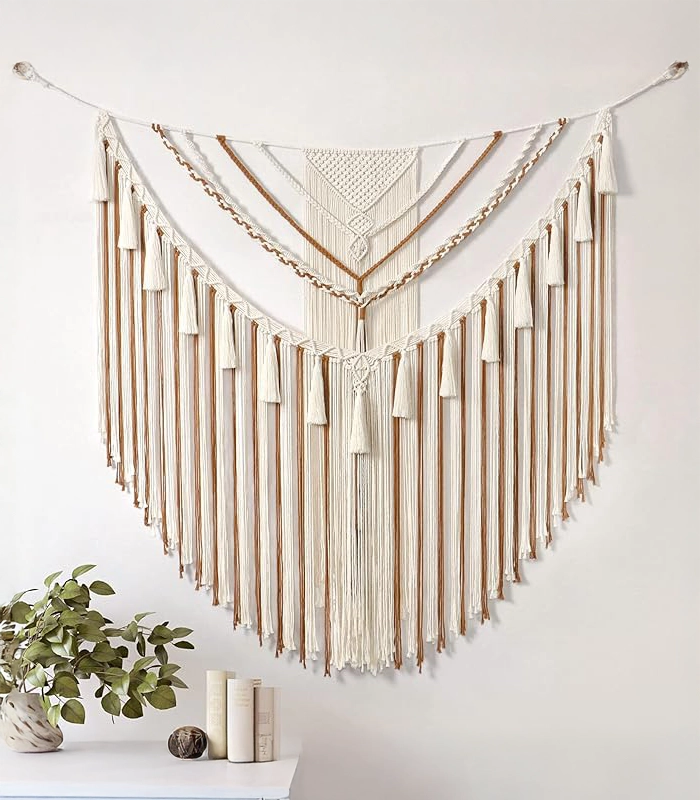 ديكورات حائط مكرمية