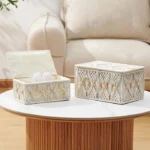 2 Macrame Storage Box