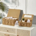 2 Macrame Storage Box