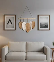 Clife macrame wall hanging Leaves-02-IBT5050MSMCM000050