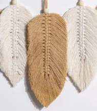 Clife macrame wall hanging Leaves-03-IBT5050MSMCM000050