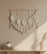 Leaf Macrame Tapestry-01-IBT100100BSMMW000015